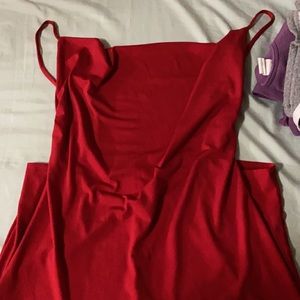 Beautiful bodycon red dress